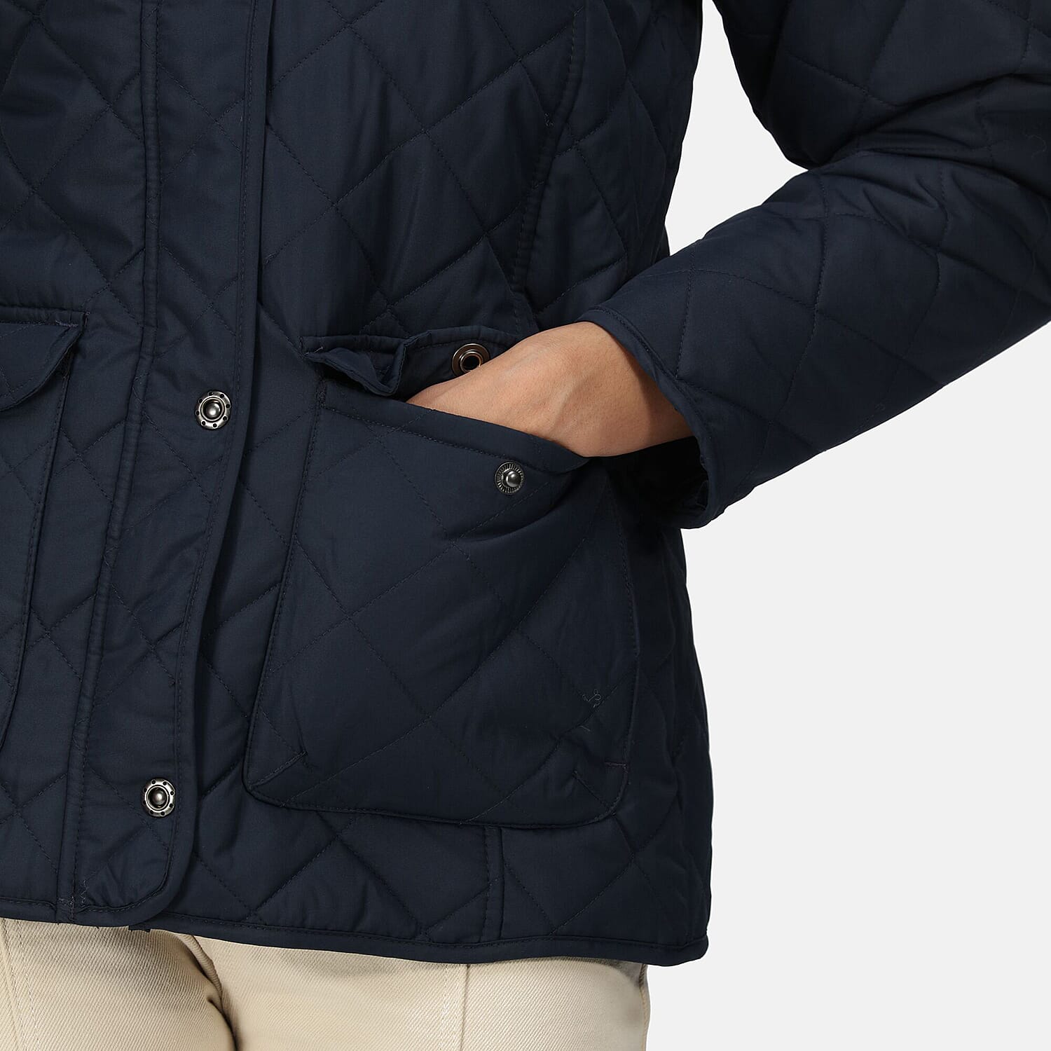 Regatta Quilted Jacket (Size 14)  - Navy