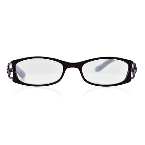 Designer Closeout - Lulu Guinness Reading Glasses (-3.0) - Purple