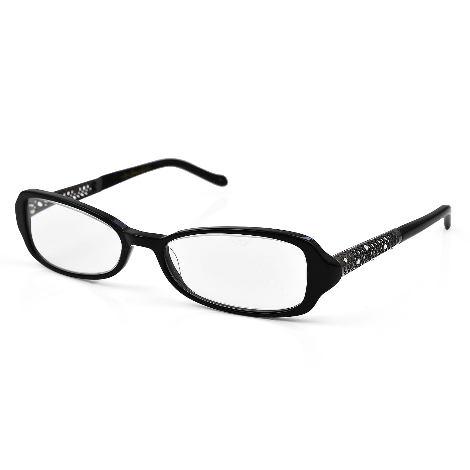 Designer Closeout - Lulu Guinness Reading Glasses (-3.5) - Black