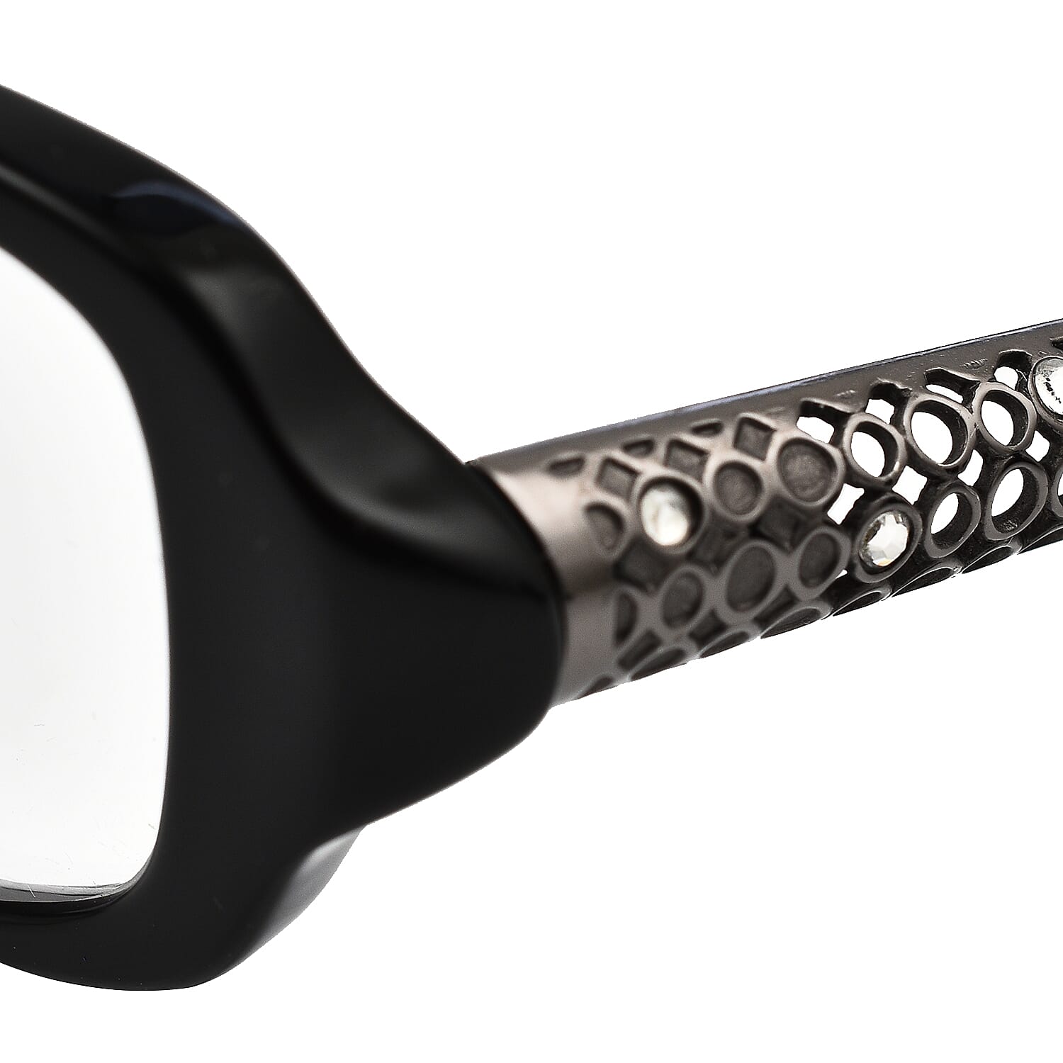 Designer Closeout - Lulu Guinness Reading Glasses (-3.5) - Black