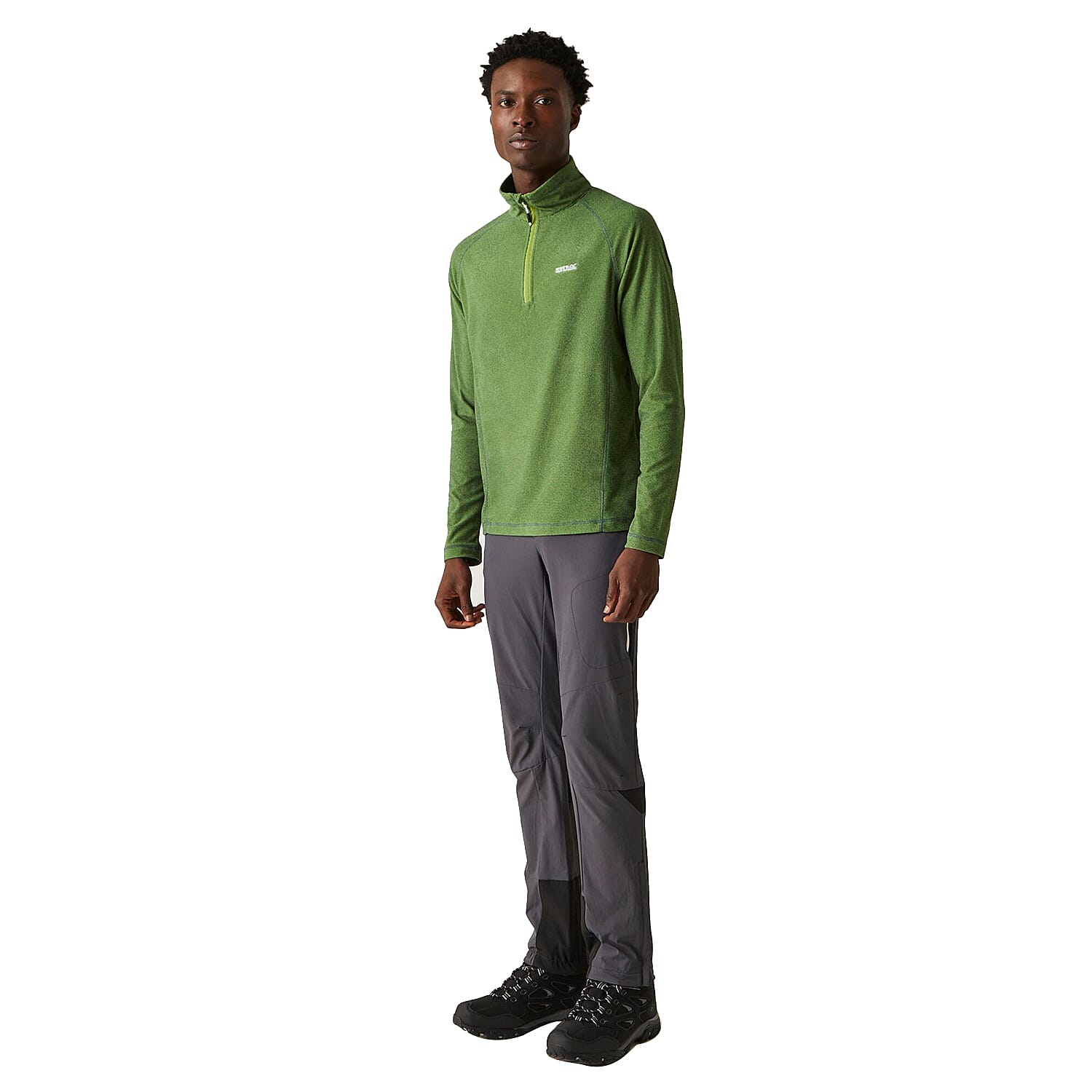 Regatta Montes Half Zip Fleece (Size-S) - Green