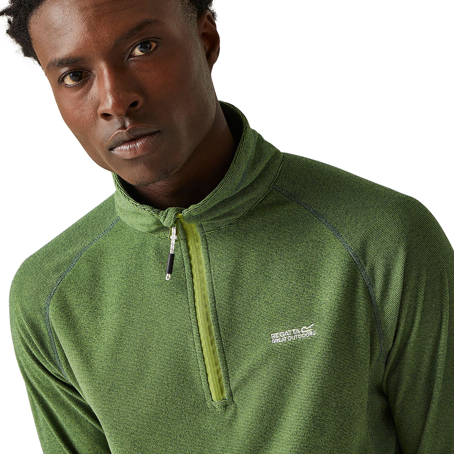 Regatta Montes Half Zip Fleece (Size-S) - Green