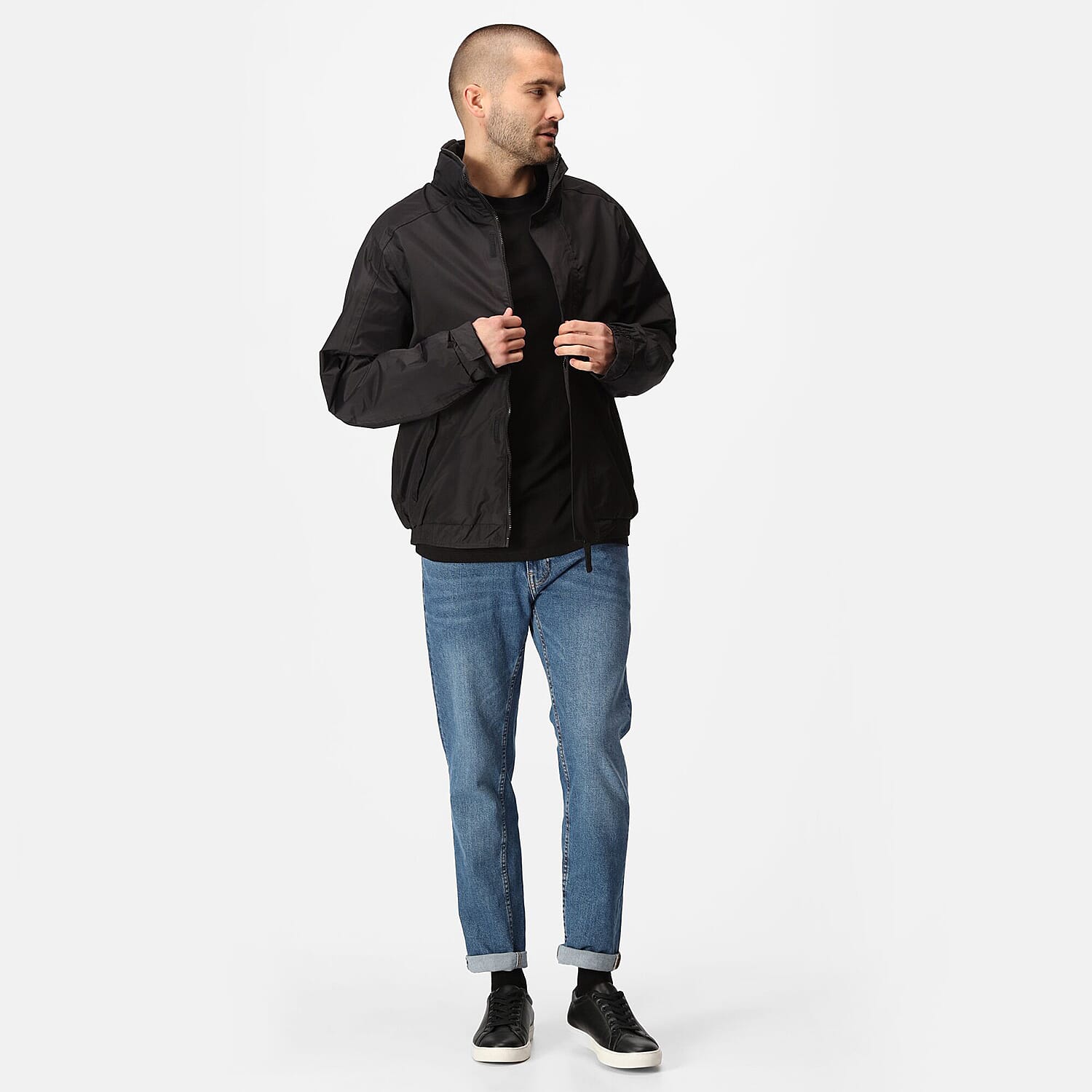 Regatta Dover Fleece Lined Jacket (Size M) - Black