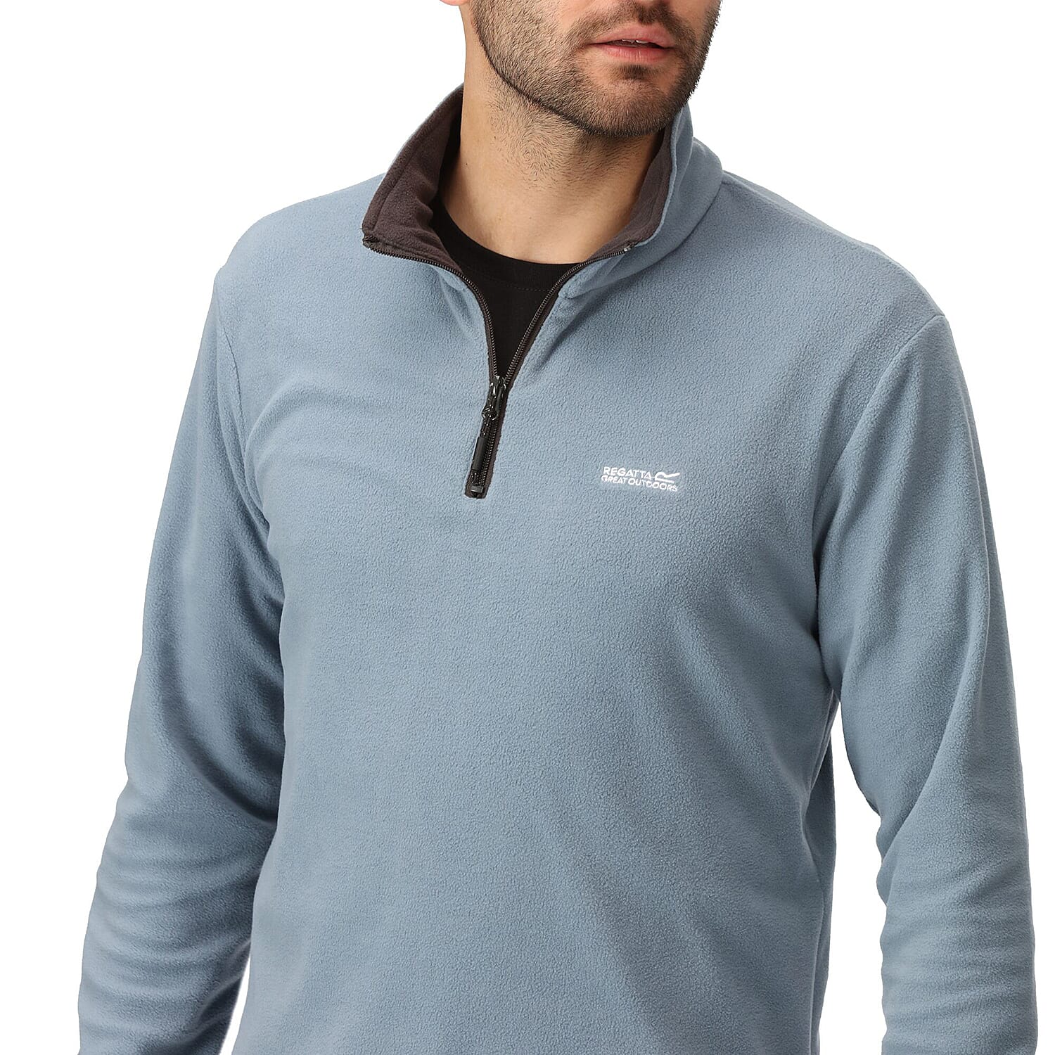 Regatta Thompson Lightweight Half Zip Fleece (Size XXXL) - Grey