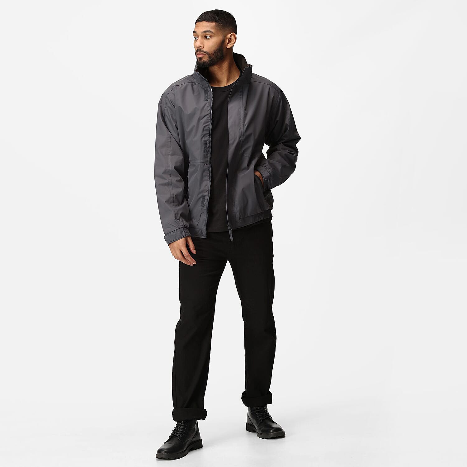 Regatta Dover Fleece Lined Jacket (Size S) - Sealgray