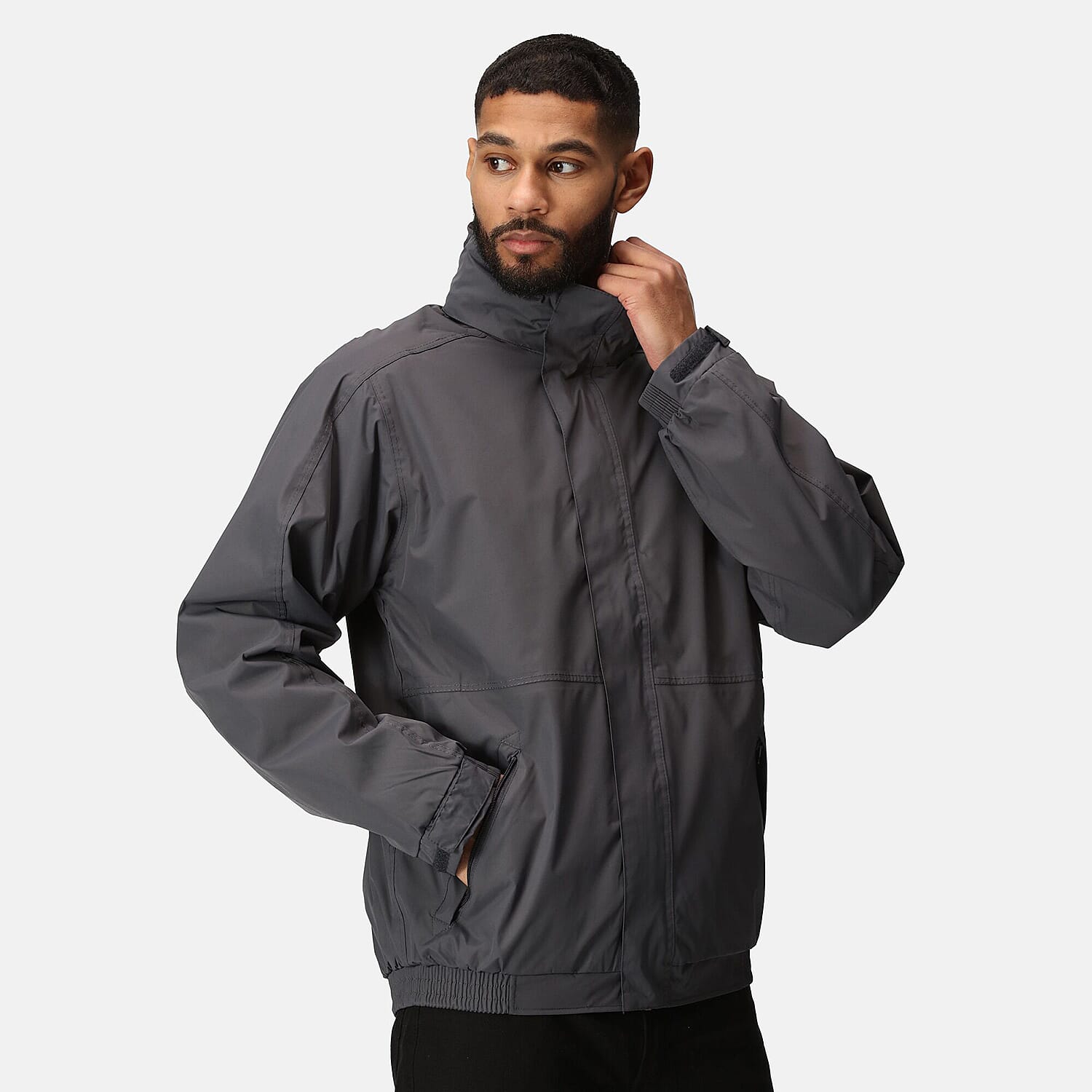 Regatta Dover Fleece Lined Jacket (Size M)  - Sealgray