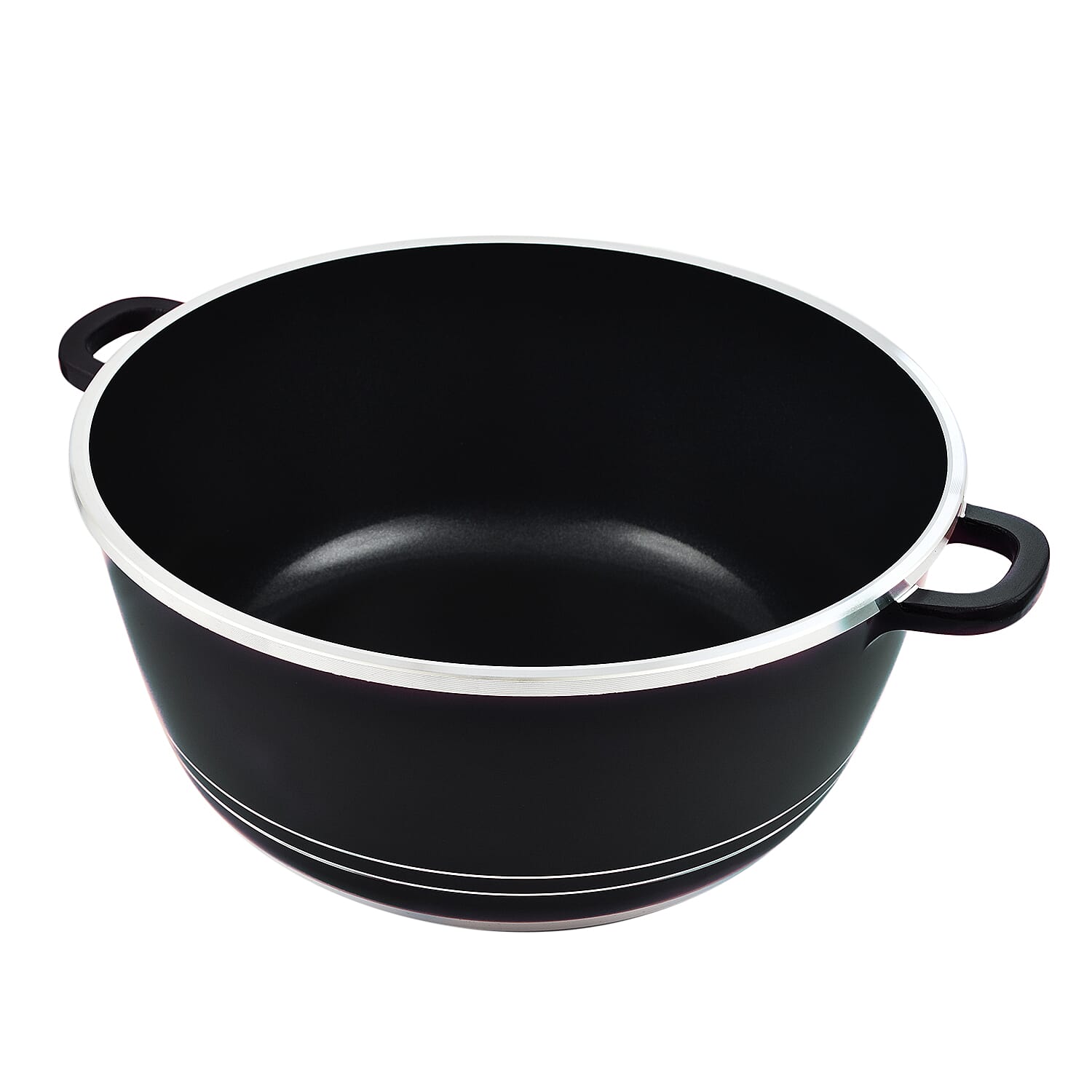 Last in Stock Deal- 10 Piece Set - Pan and Lid Set, Ceramic non-stick, Die-cast (32cm, 30cm, 28cm, 24cm, 20cm) - Black