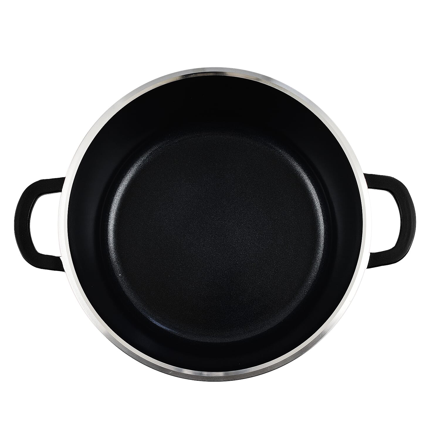 Last in Stock Deal- 10 Piece Set - Pan and Lid Set, Ceramic non-stick, Die-cast (32cm, 30cm, 28cm, 24cm, 20cm) - Black