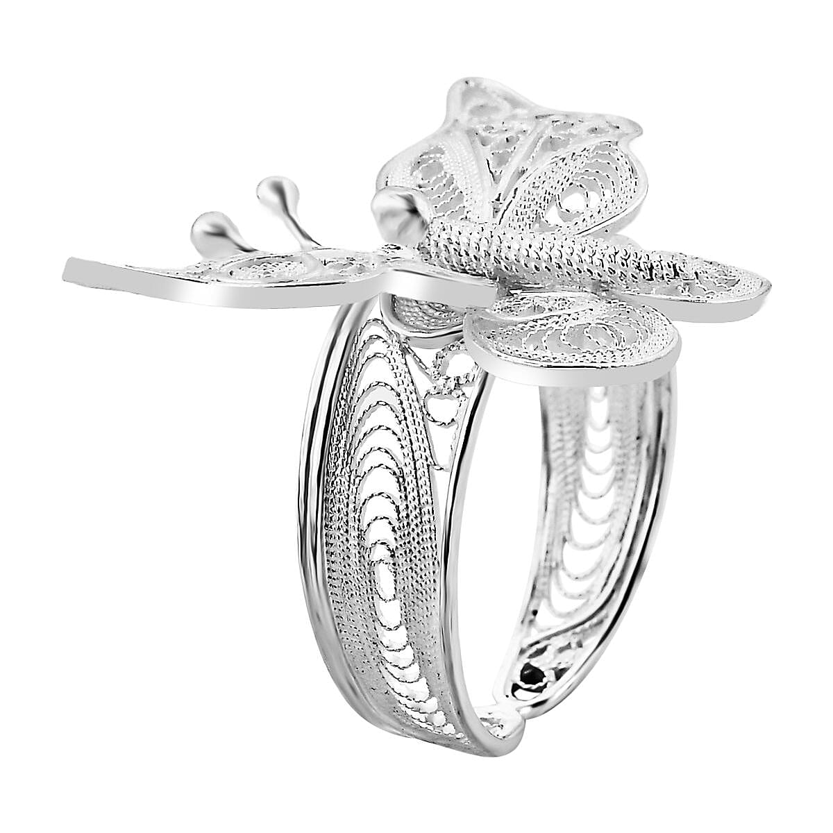 Butterfly Ring in Sterling Silver