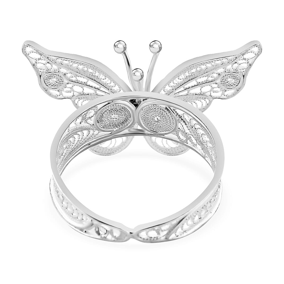 Butterfly Ring in Sterling Silver
