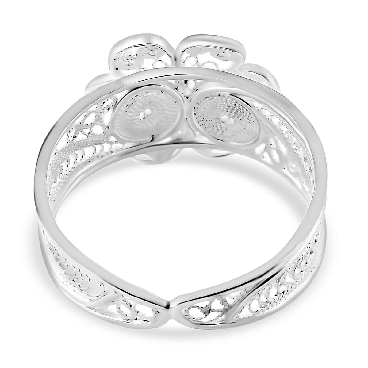 Flower Ring in Sterling Silver Flower Ring in Sterling Silver