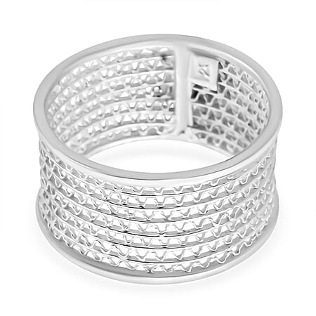 Sterling Silver Mesh Ring
