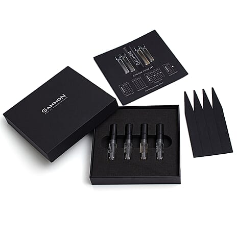 Set of 4 Minatures - Gammon Eau De Parfum - Black Style