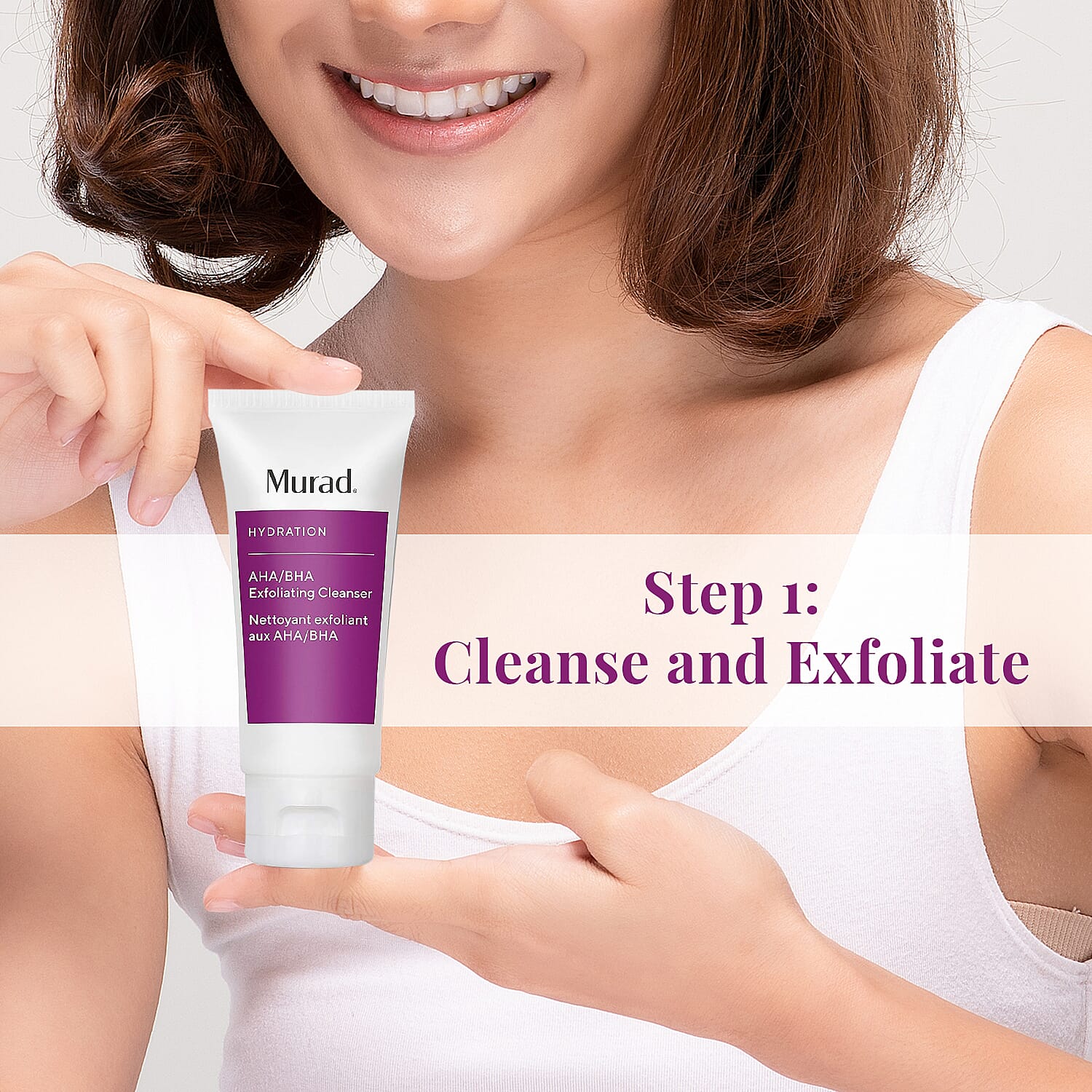 Set of 3 Murad Hydrate Trial Kit (Incl. 60ml Exfoliating Cleanser, 15ml, Moisture - 10ml Multi Vitamin Oil)