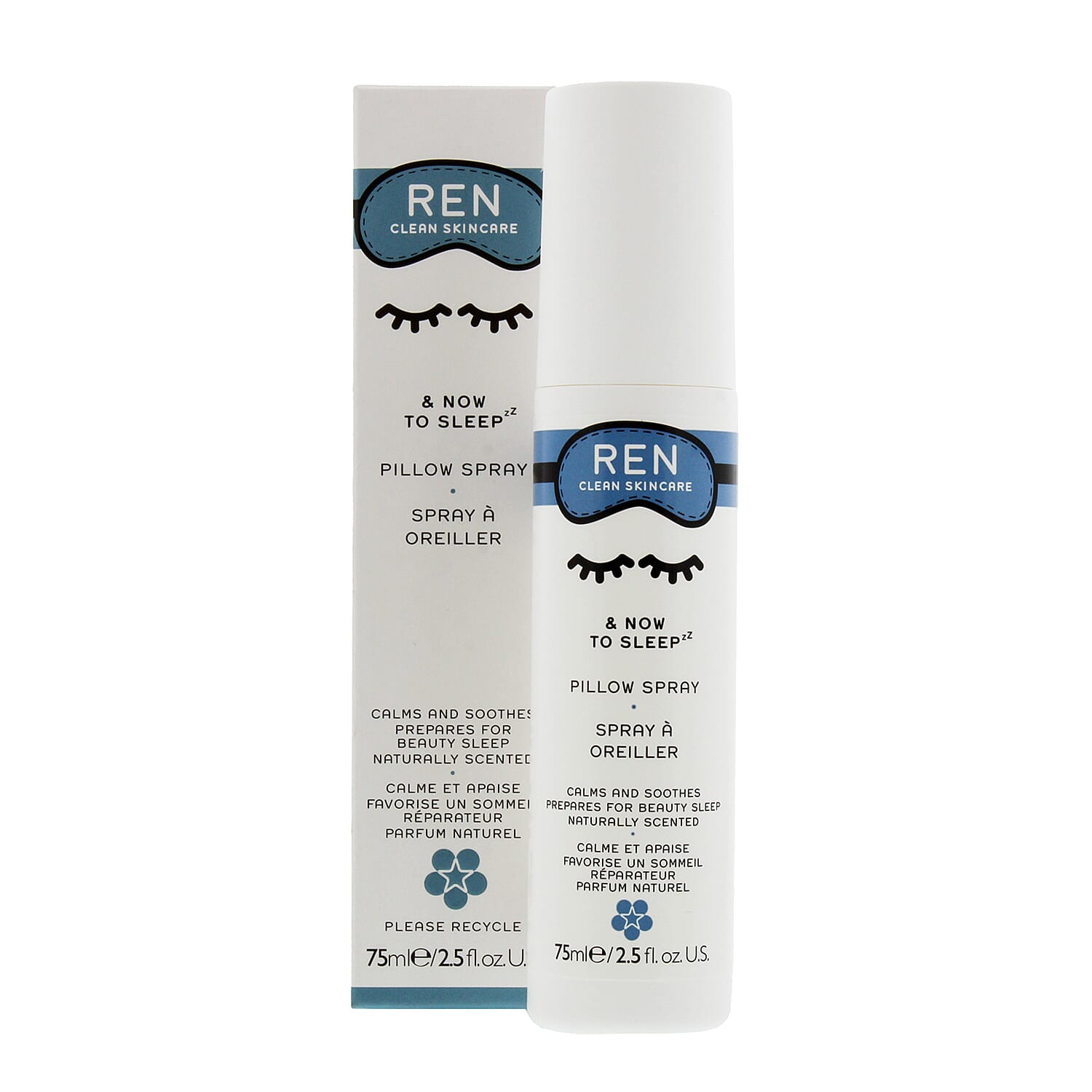REN Pillow Sray Now To Sleep - 75Ml