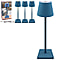 Lesser and Pavey Rechargeable Touch Lamp - Blue