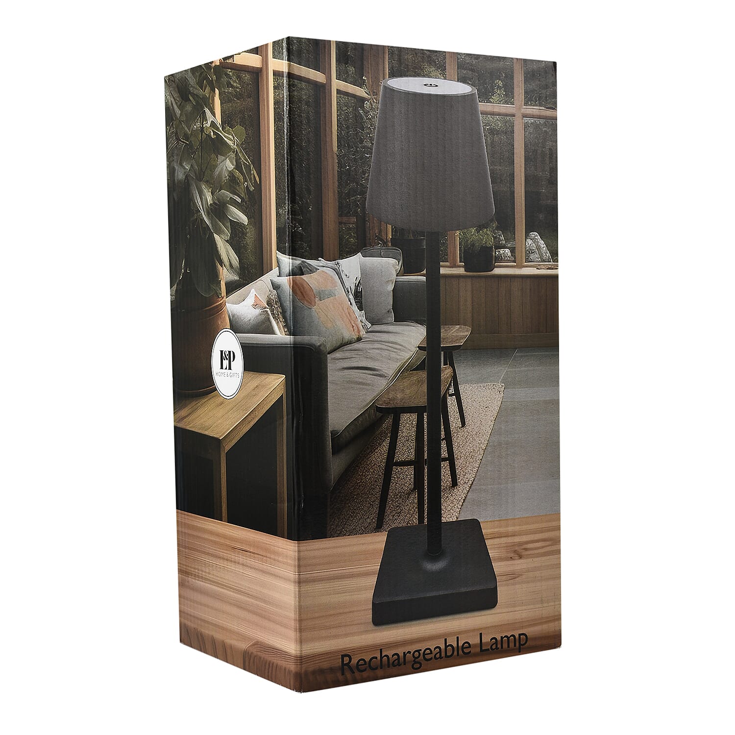 Lesser and Pavey Rechargeable Touch Lamp - Graphite
