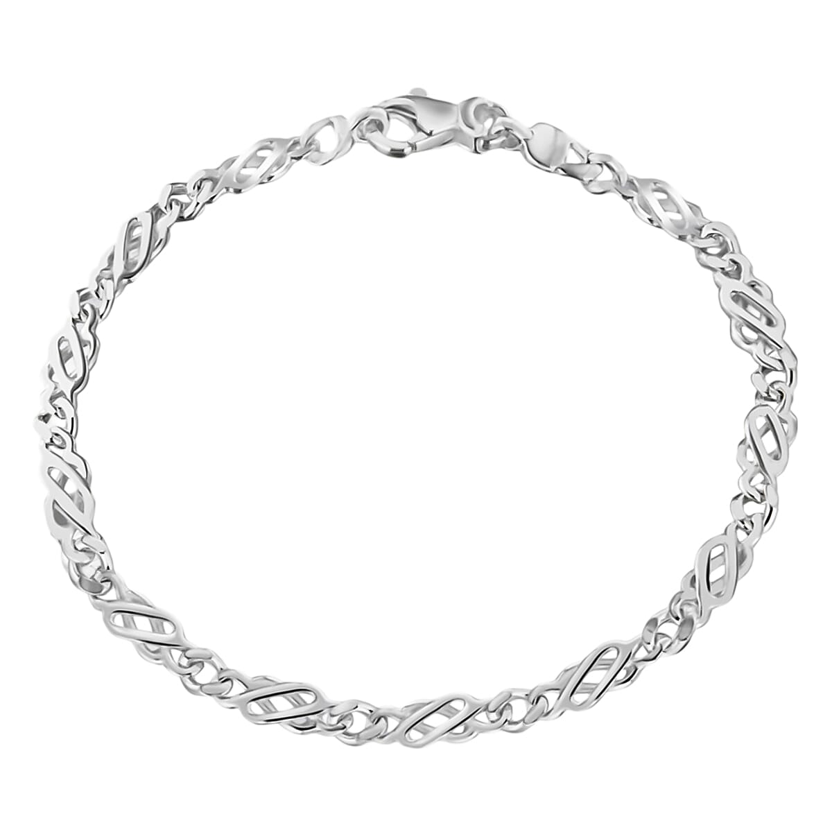 Sterling Silver Celtic Link Bracelet (Size - 7.25)