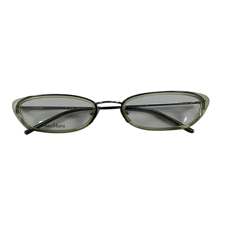 MAX MARA Rectangular Cat Eye Readers (Power 2.00) - Green