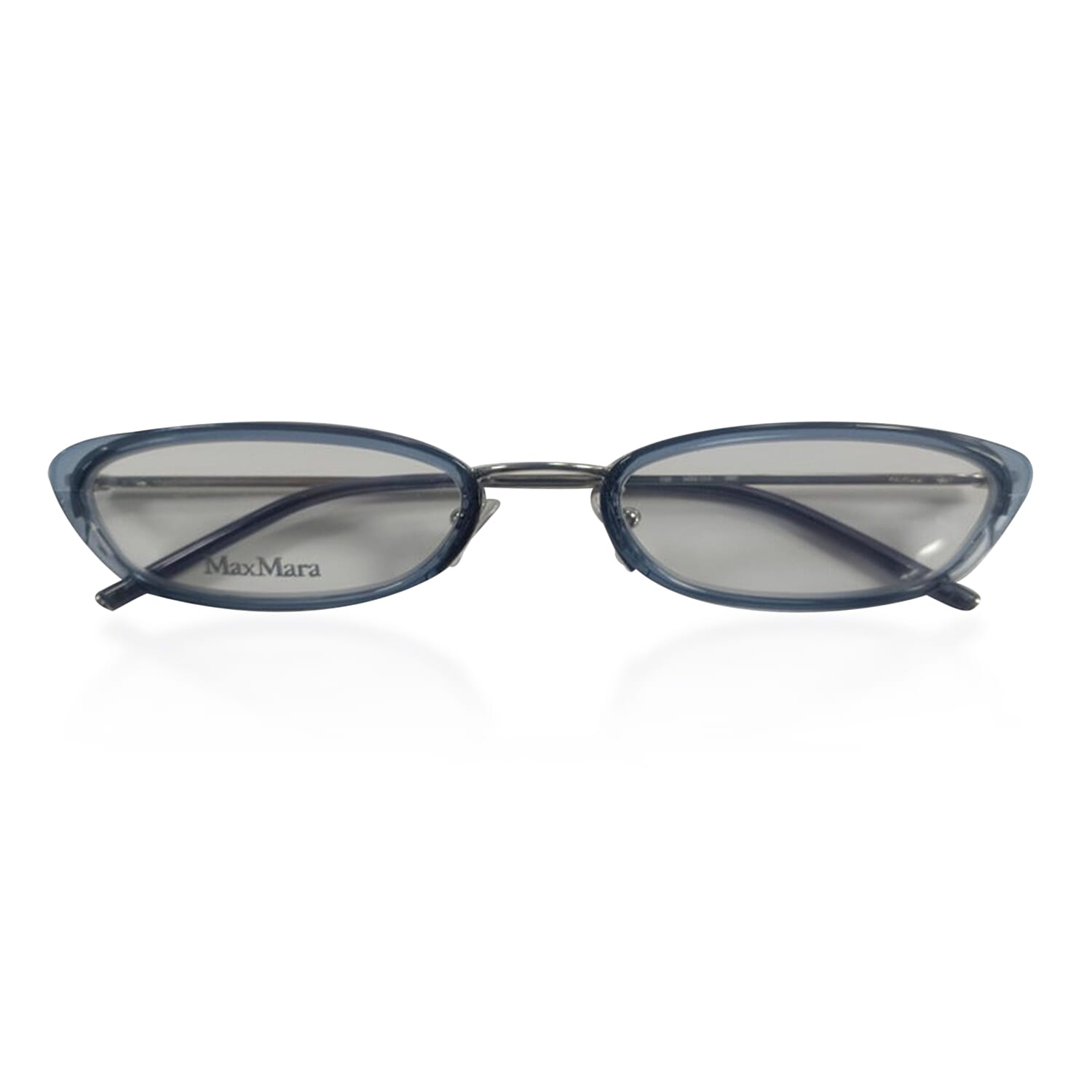 MAX MARA Rectangular Cat Eye Readers (Power 2.50) - Blue