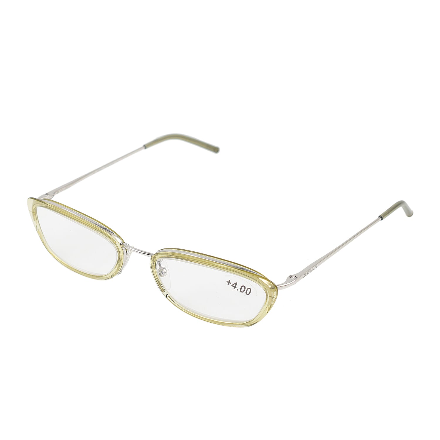 MAX MARA Rectangular Cat Eye Readers (Power 4.00) - Green