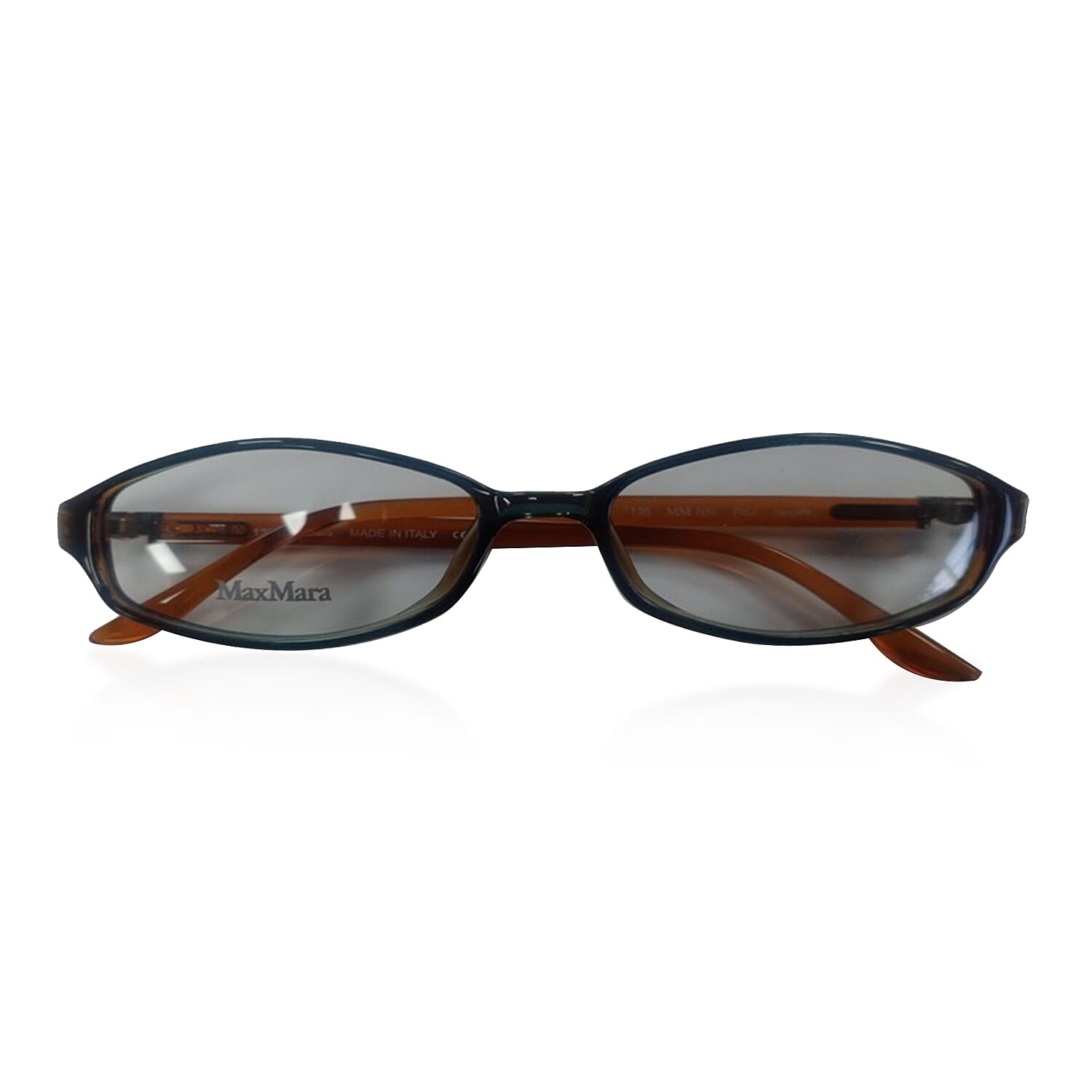 MAX MARA Rectangular Readers with Decorative Temples