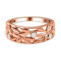 Diamond Ring in Sterling Silver