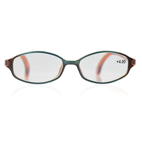 MAX MARA Rectangular Readers (Power 4.00) -  Orange