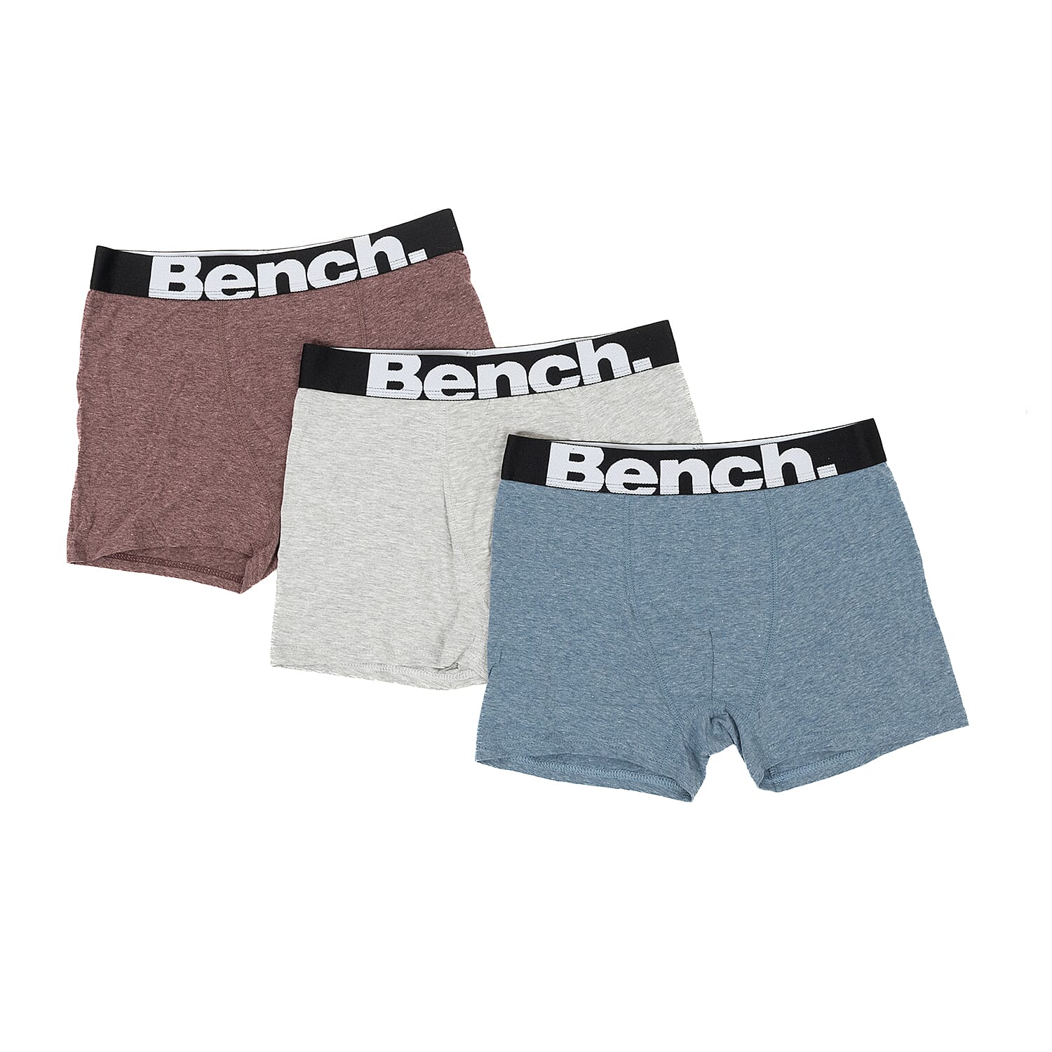 Set of 3 BENCH Cotton Boxer Shorts (Size L) - Multi