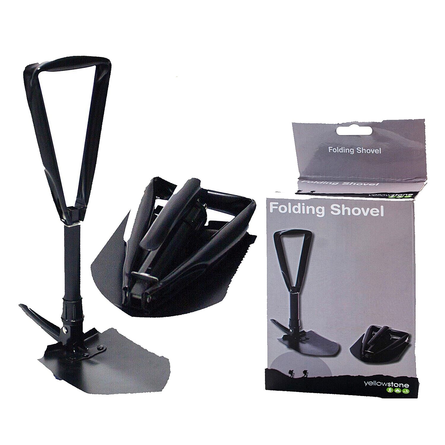 Folding Shovel with Pick