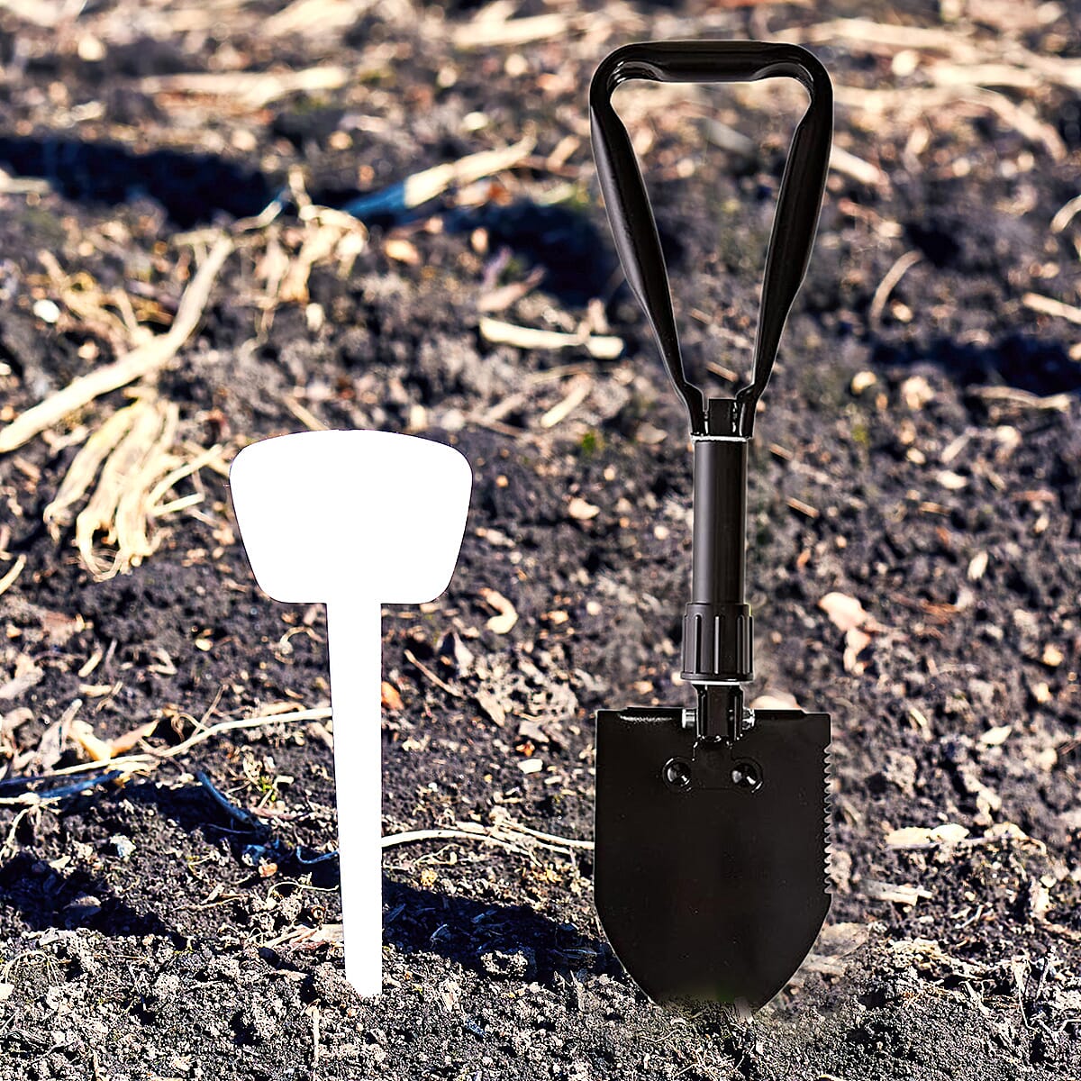 Folding Shovel with Pick