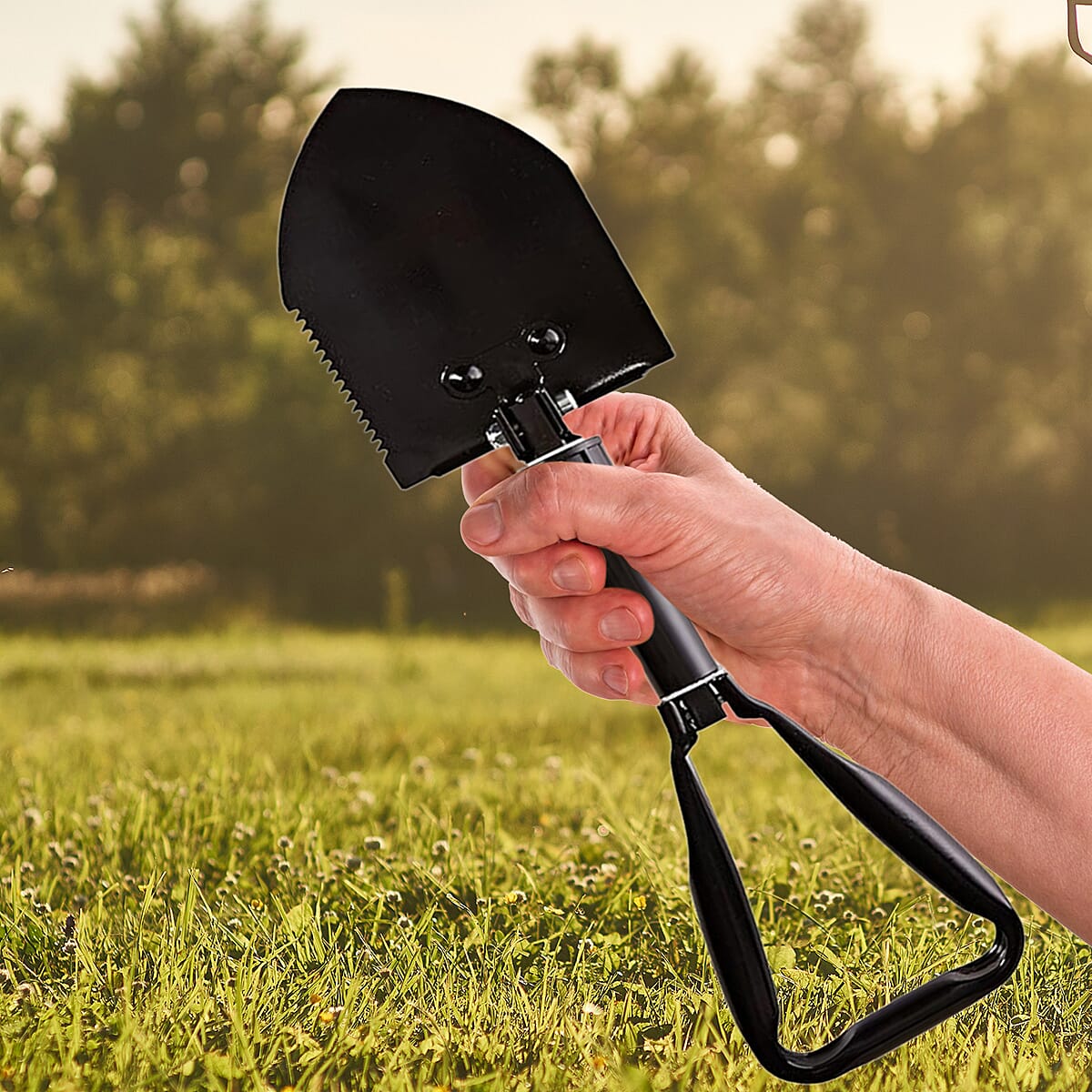 Folding Shovel with Pick