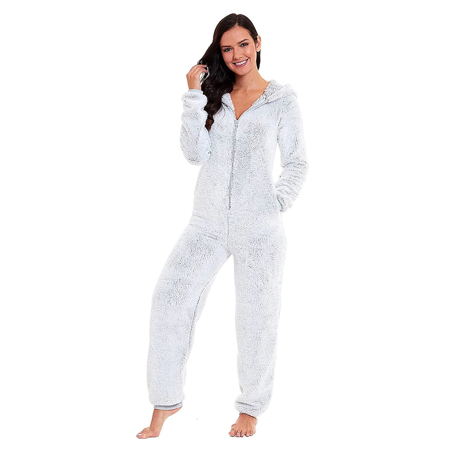 Ladies Cosy Fleece Onesie - Large