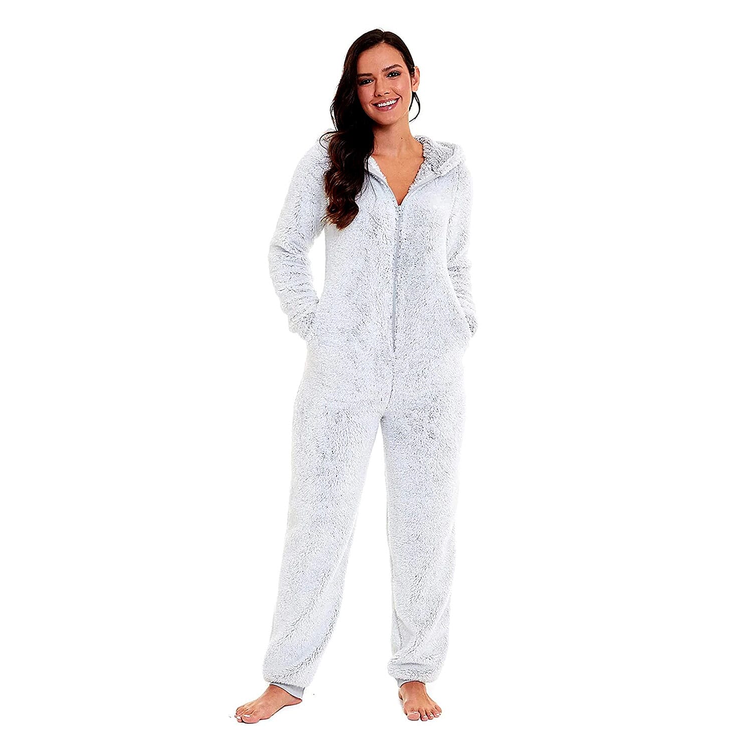 Ladies Cosy Fleece Onesie - Large