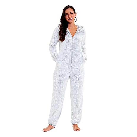 Ladies Cosy Fleece Onesie - Small