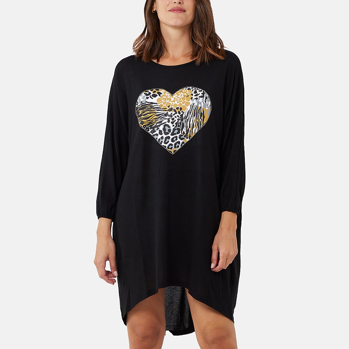 Nova of London Long Sleeve Top - Black (S-M)