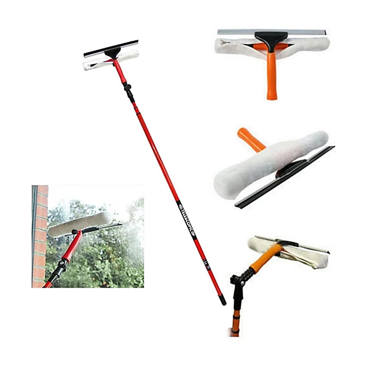 3.5m Telescopic Window Cleaner Squeegee