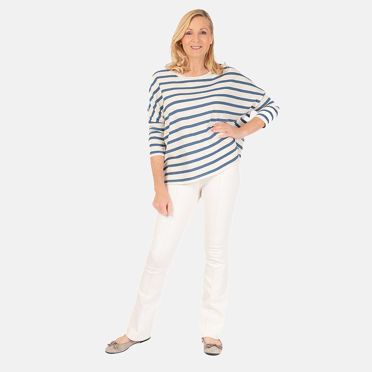 Cotton Top (Size 1x1 cm) - Denim