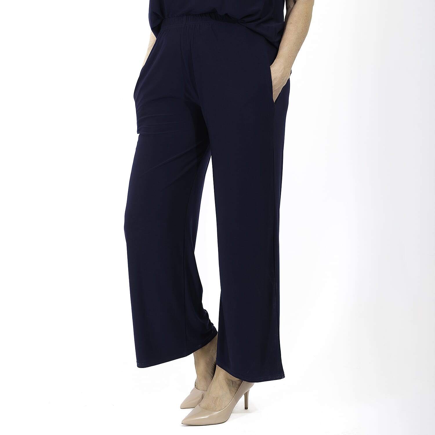 Polyester Jean and Pant-Trouser (Size 1x1 cm) - Navy