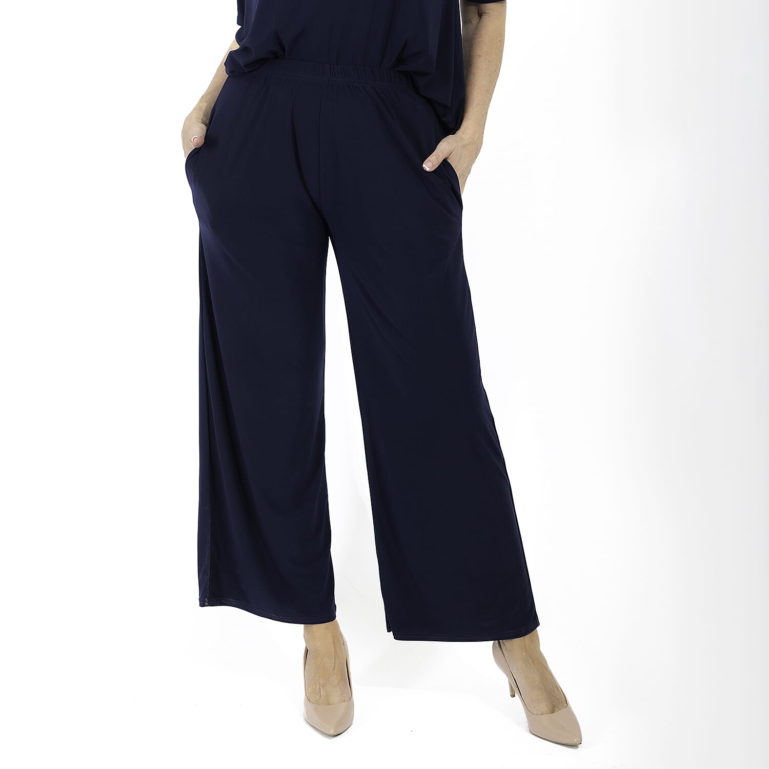 Polyester Jean and Pant-Trouser - Navy