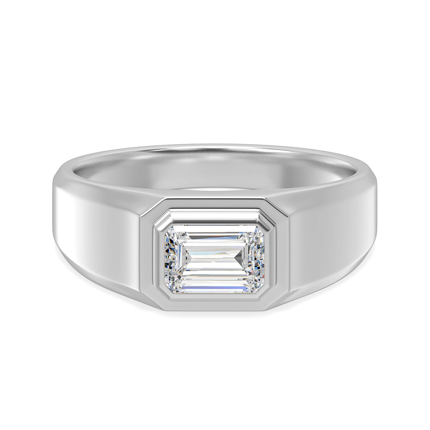 Luxuriant Diamond - 14K White Gold IGI Certified Lab Grown Diamond (VS1-E) Ring 1.00 Ct
