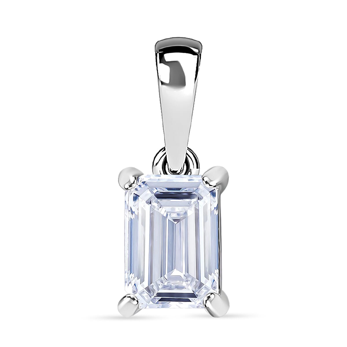 Luxuriant Diamond - 14K W Gold IGI Certified Lab Grown Diamond (VS1-E) Pendant 1.03 Ct