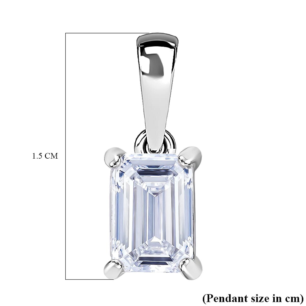 Luxuriant Diamond - 14K W Gold IGI Certified Lab Grown Diamond (VS1-E) Pendant 1.03 Ct
