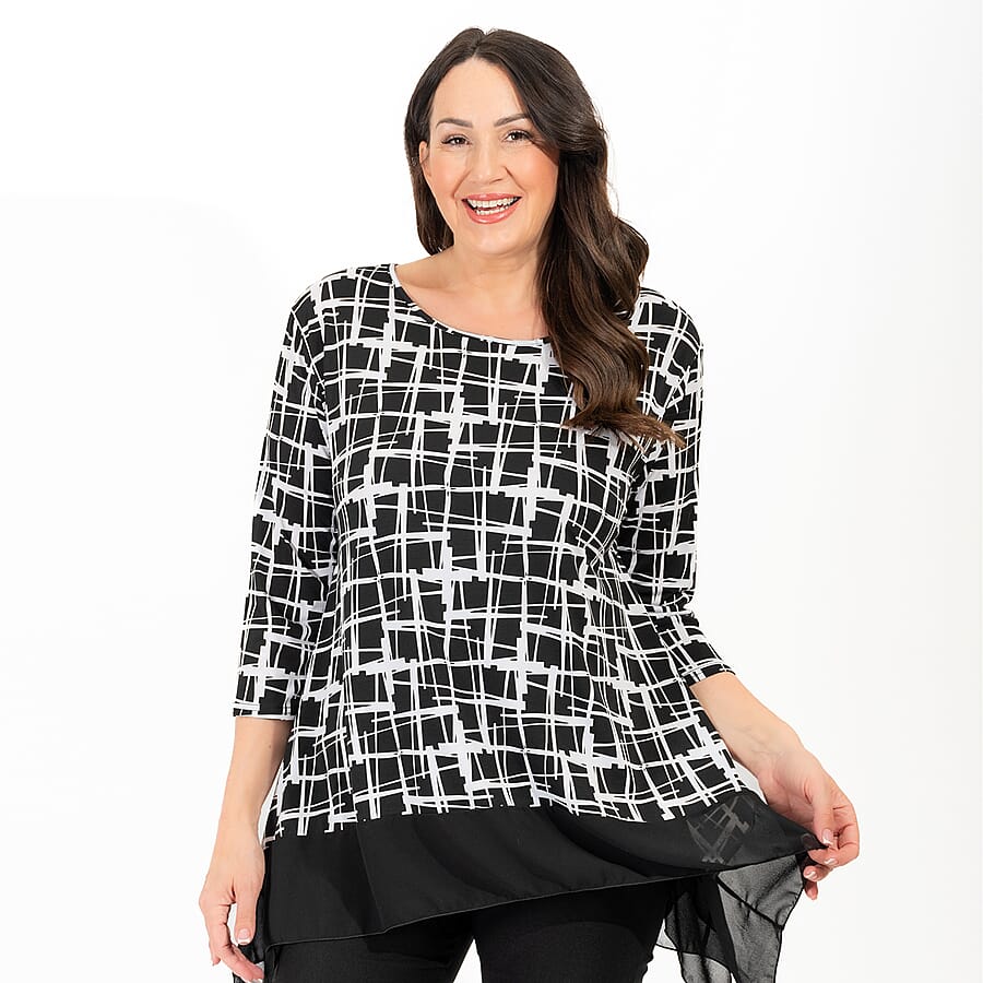 Polyester Tunic (Size 1x1 cm) - Black