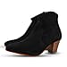 Ravel Premium Leather Womens Teelin Heeled Ankle Boots - BlackStripe