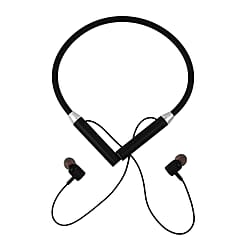 Wireless Bluetooth Neckband Earbuds - Black