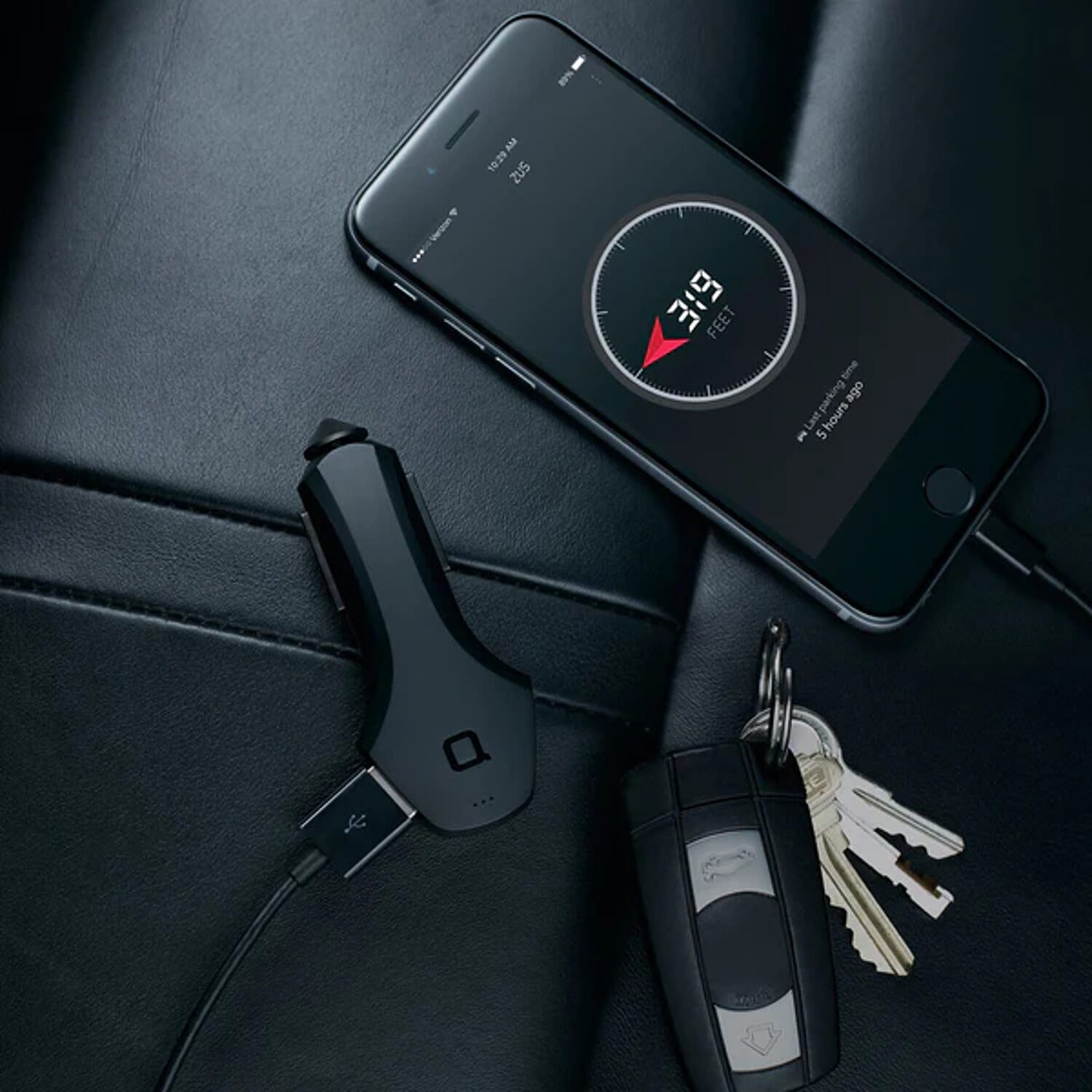 ZUS Smart Car Finder - Dual USB Car Charger