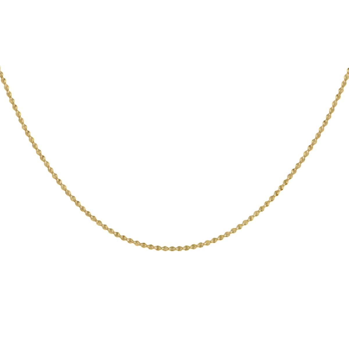 First Dubai Closeout - Designer Inspired 9K Yellow Gold Diamond Cut STARBURST Necklace (Size - 18)