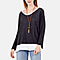 Double Layer Top with Necklace - Mustard