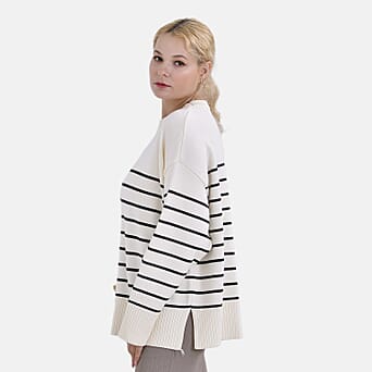 https://tjcuk.sirv.com/Products/77/3/7731795/La-Marey-Viscose-Stripe-Jumper-Size-12-to-14-Black_7731795_3.jpg?w=342&h=342